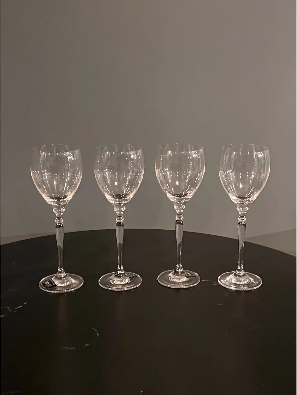 Mikasa Venezia Wine Glasses Set of 4 Austria Lead Crystal
